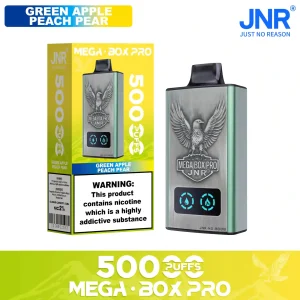 Green Apple Peach Pear-JNR Mega Box Pro 50000 Puffs Disposable Vape (21)