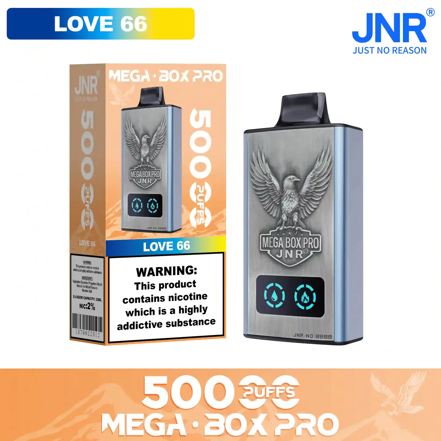 Love 66-JNR Mega Box Pro 50000 Puffs Disposable Vape (13)