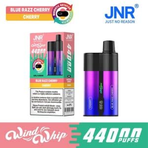 JNR WindWhip 44K – Blue Razz Cherry + Cherry