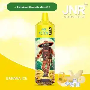Banana Ice – JNR Alien 10000 | 10K Puffs Disposable Vape