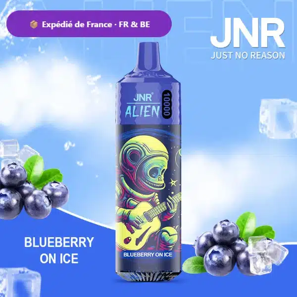 Blueberry On Ice – JNR Alien 10000 | 10K Puffs Disposable Vape