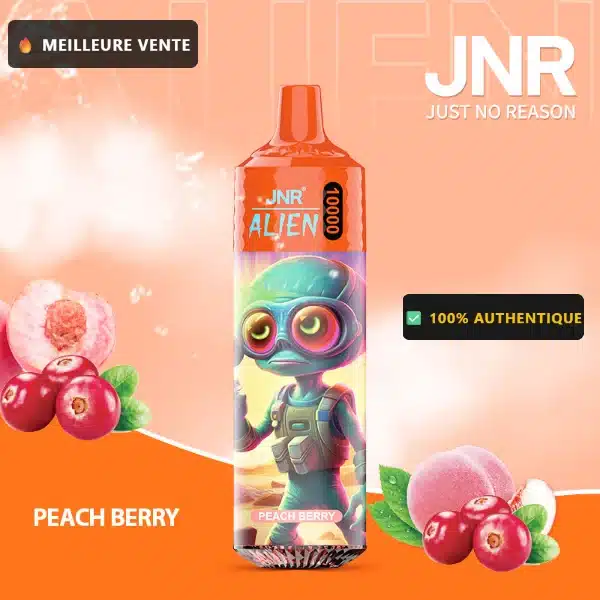 Peach Berry – JNR Alien 10000 | 10K Puffs Disposable Vape