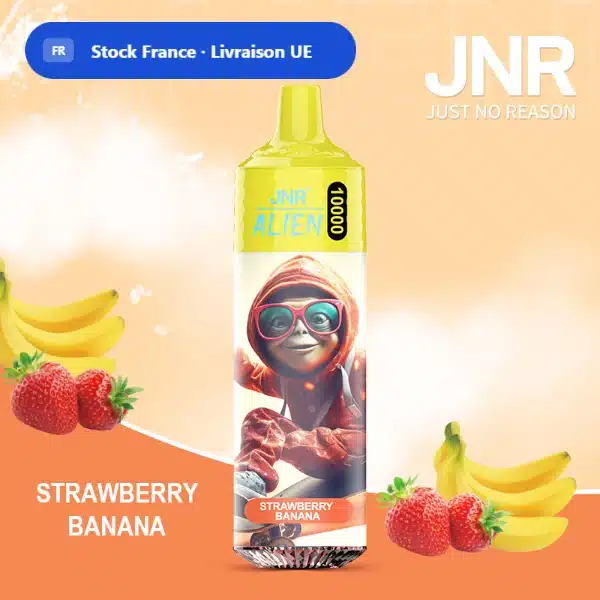 Strawberry Banana – JNR Alien 10000 | 10K Puffs Disposable Vape
