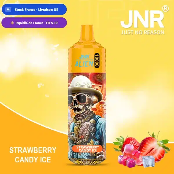 Strawberry Candy Ice – JNR Alien 10000 | 10K Puffs Disposable Vape