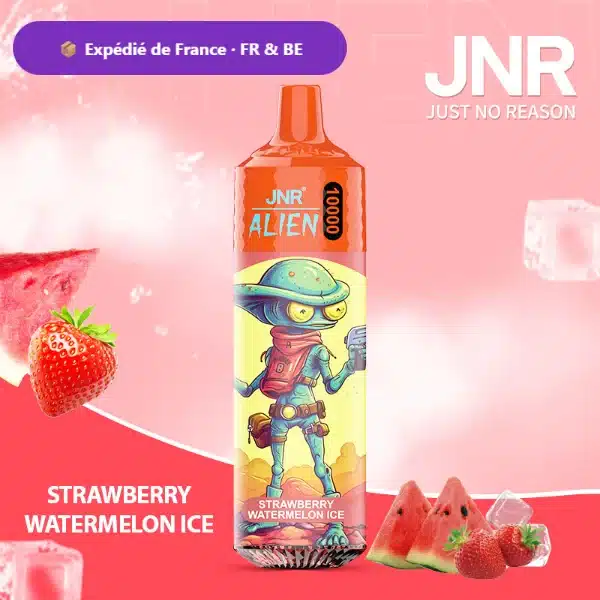 Strawberry Watermelon Ice – JNR Alien 10000 | 10K Puffs Disposable Vape