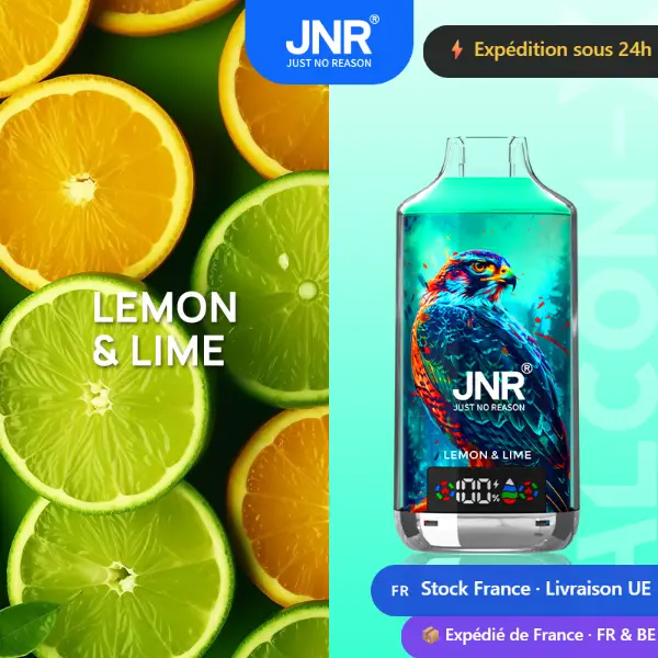 Lemon & Lime - JNR Falcon X 18K | 18000 Puffs Disposable Vape