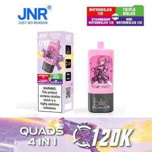 JNR Quads 120K – Watermelon Ice + Triple Melon + Strawberry Watermelon Ice + Kiwi Watermelon Ice