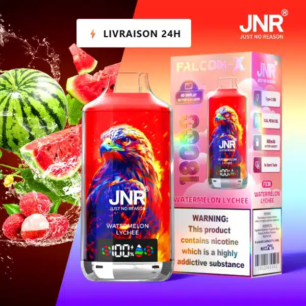 Watermelon Lychee - JNR Falcon X 18K | 18000 Puffs Disposable Vape